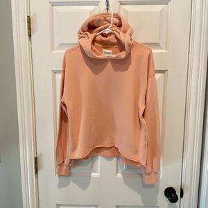 Abercrombie & Fitch soft A&F collection Hooded Sweatshirt Salmon 16561